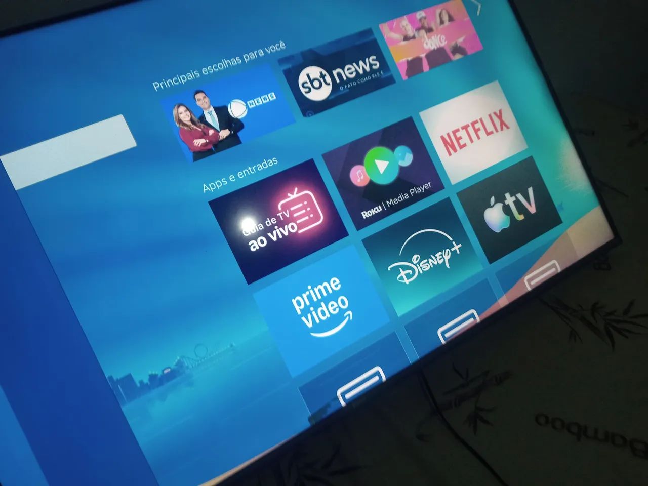 Tv philco smart roku 58 polegadas com listra  - Foto 3