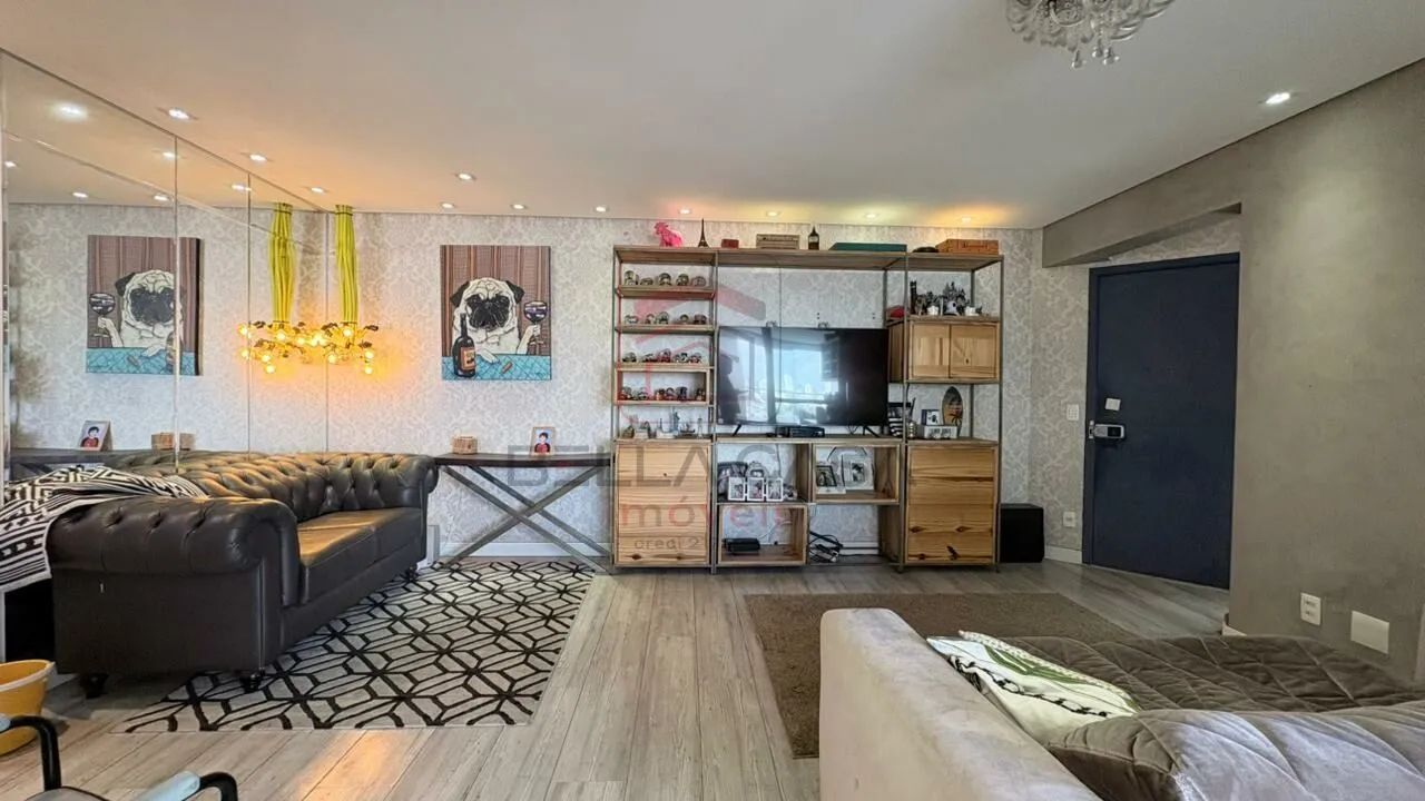Apartamento a venda com 3 dormitórios, 2 vagas e varanda gourmet