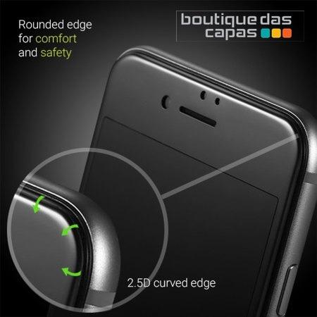Película de gel 5d preta Samsung J4+ J4 Plus J6 Prime J6+ J6 Plus J8+ J8 Plus - Foto 2