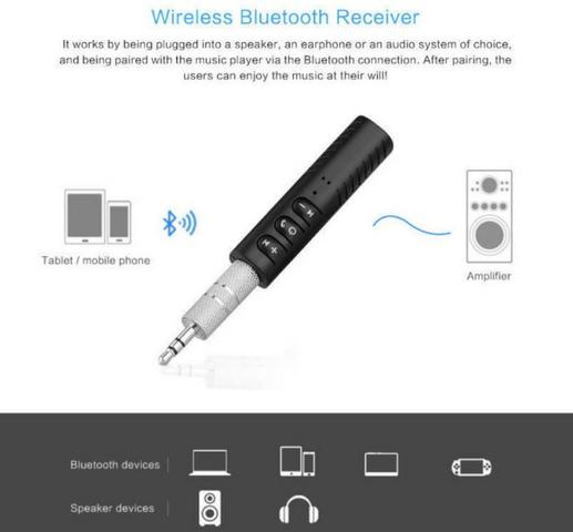 COD-AP39 Adaptador Bluetooth Carro Veicular Receptor Audio Som Fone System Arduino Autom - Foto 2
