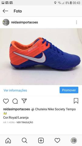 Chuteiras Society-Salão-Cravo 92,00 queima de estoque - Foto 4
