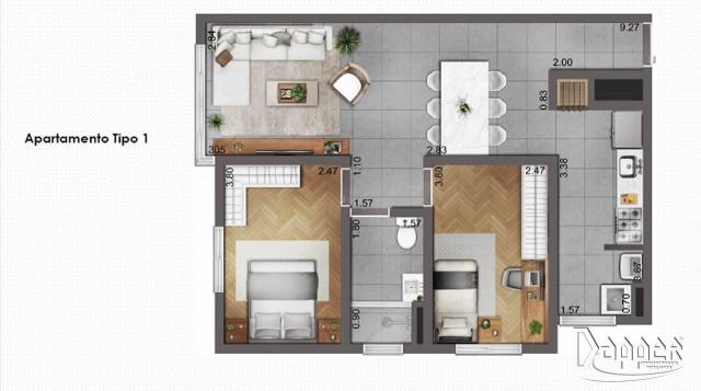 Apartamento à venda com 2 dormitórios em Canudos, Novo hamburgo cod:14517 - Foto 2