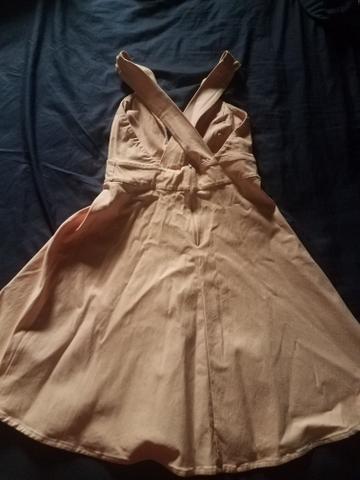 Vendo vestido salmao tamanho G marca Lorena Vieira - Foto 2