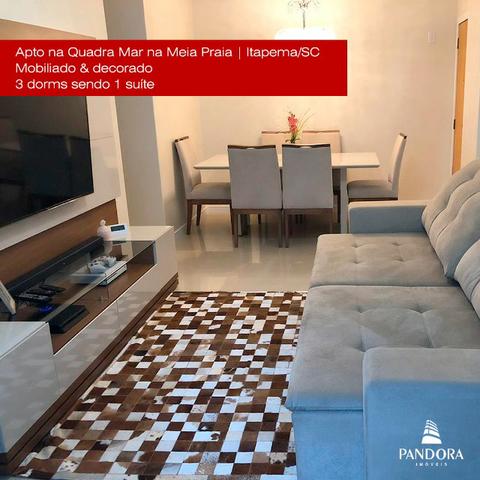 Mobiliado | Apto na Quadra Mar | Apartamento 3 dorms - Foto 2