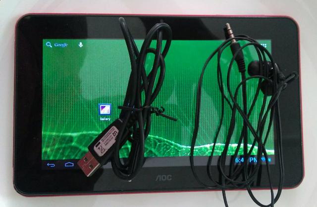 Tablet Aoc 7 Mw0712 Vermelho - Foto 4