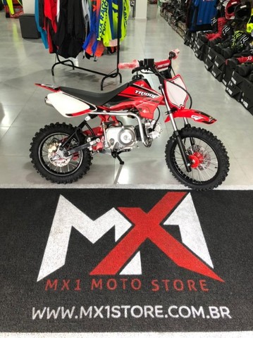 mini moto fun motors trilha cross raptor 125 cc 4t gasolina