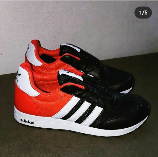 adidas cloudfoam vermelho