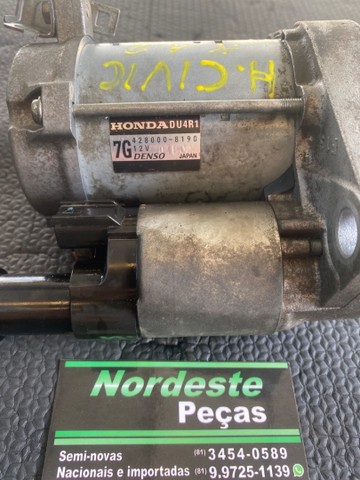 Motor de partida H. Civic 1.8 aut 2012/13 original  - Foto 2