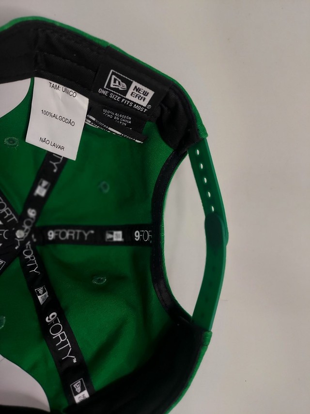 Boné New era verde - Snapback - 9forty - aba curva - Foto 5