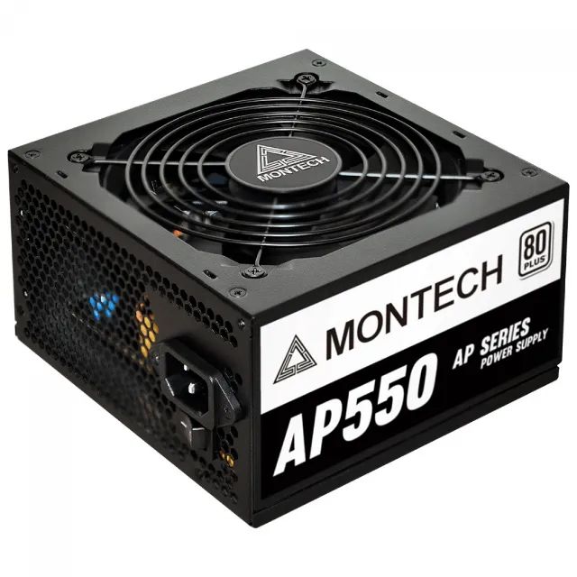 Fonte Montech AP550, 550W, 80 Plus White, PFC Ativo, AP550 ou 12x 24,62