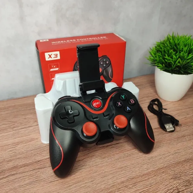 Controle X3 Sem Fio Joystick Android Ios Ps3 Pc-tv Wireless