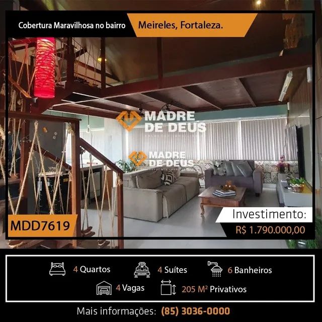 Cobertura lindíssima no bairro Meireles - Fortaleza