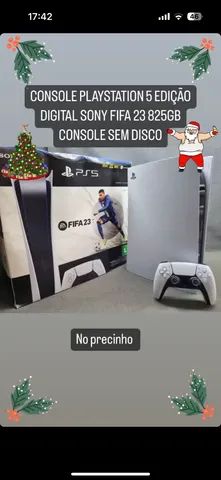 Console PlayStation®5 Sony 825GB com Disco + Jogo Fifa 23 +