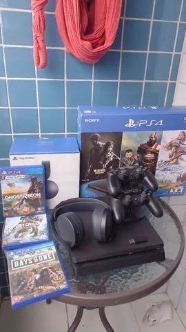 PS4 PRO 1TB + 5 JOGOS + 2 CONTROLES - Videogames - Engenho