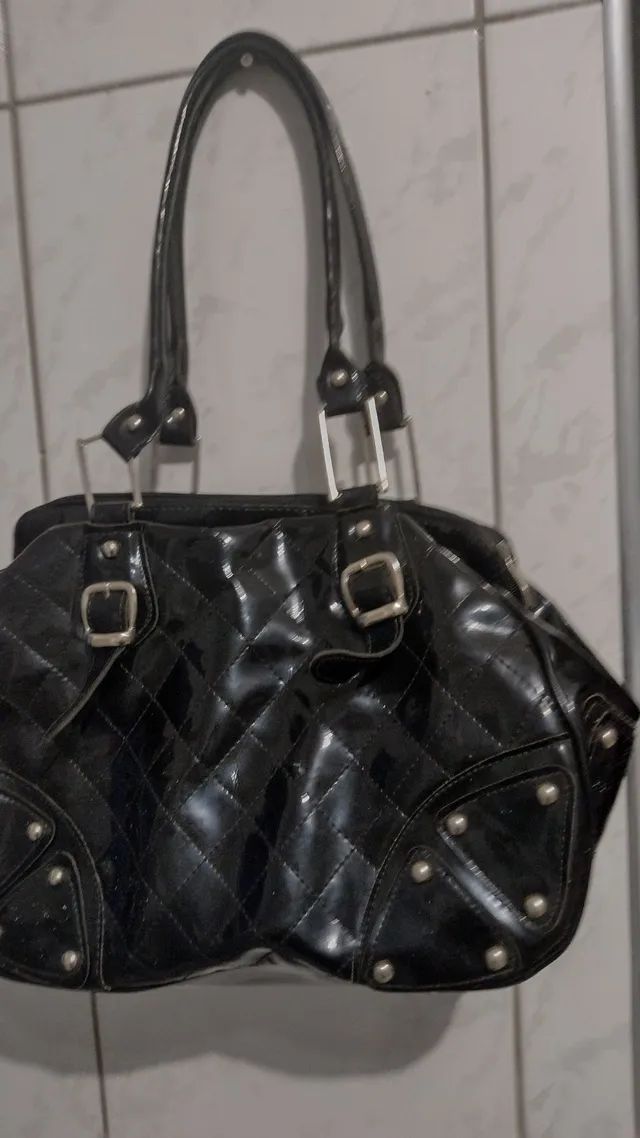 Duas Bolsa preta usada - R$5,00 cada - Foto 3