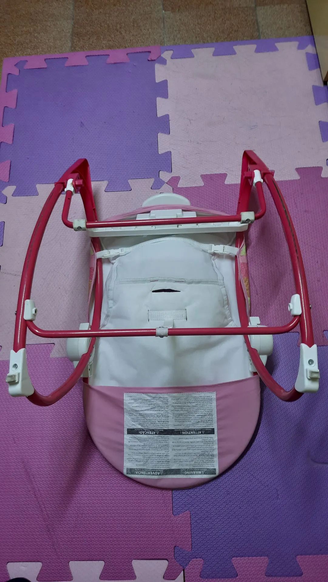 Cadeirinha de Bebê Fisher-Price - Divertida e Confortável Menina - Foto 4