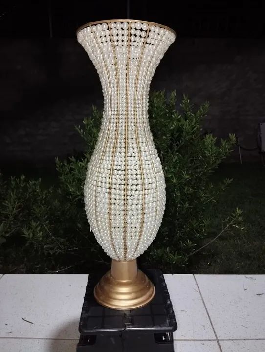 Vasos de vidro e com pérolas - Foto 4