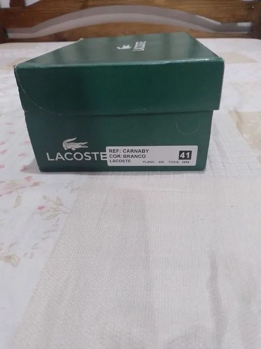 Tênis Lacoste Branco - Tamanho 41 - Foto 2