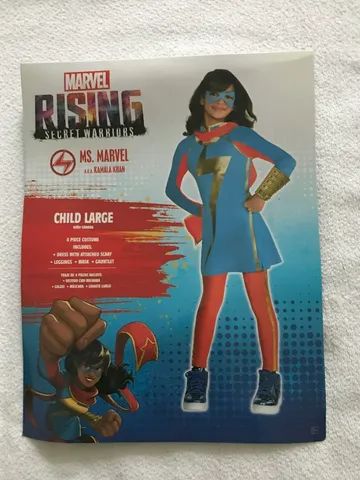 Fantasia Infantil Marvel Ms Marvel - Foto 2