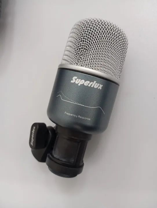 Kit 7 microfones SuperLux DRKB5C2MKII - Foto 4