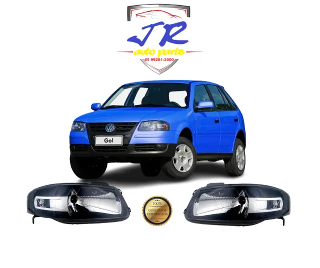 Par Farol Gol G4 Mascara negra