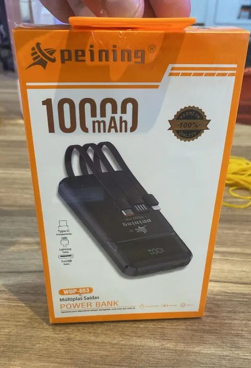 Bateria portátil 10000 mah peining 