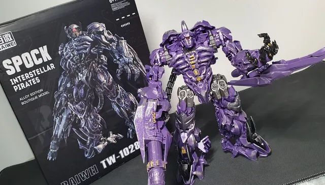 Transformers Shockwave 18cm pintura metalizada  - Foto 3