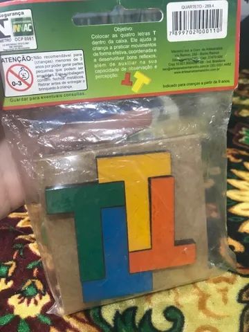 Brinquedo "encaixe o T" - Foto 2
