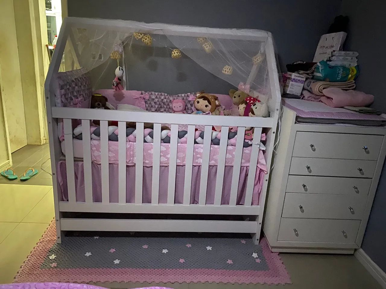 Berço + mosquiteiro 