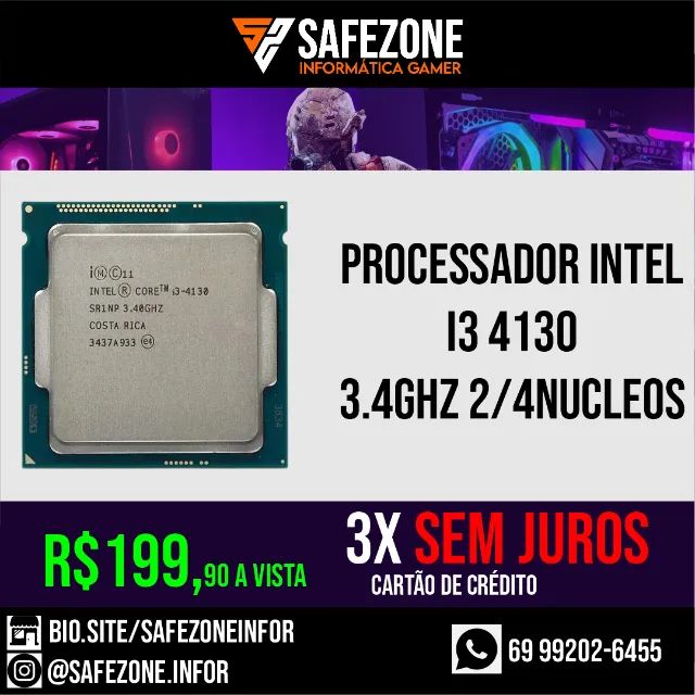 Processador Intel i3 4130