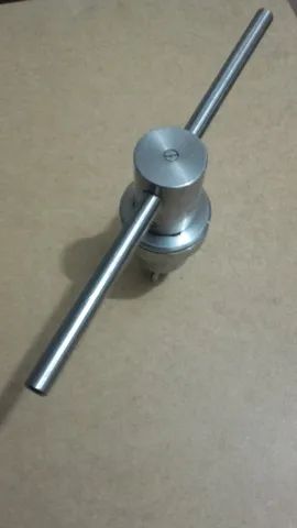 Volante de Giro Livre Todo de Aço Inox de Precisão Usinado e Polido - Foto 3