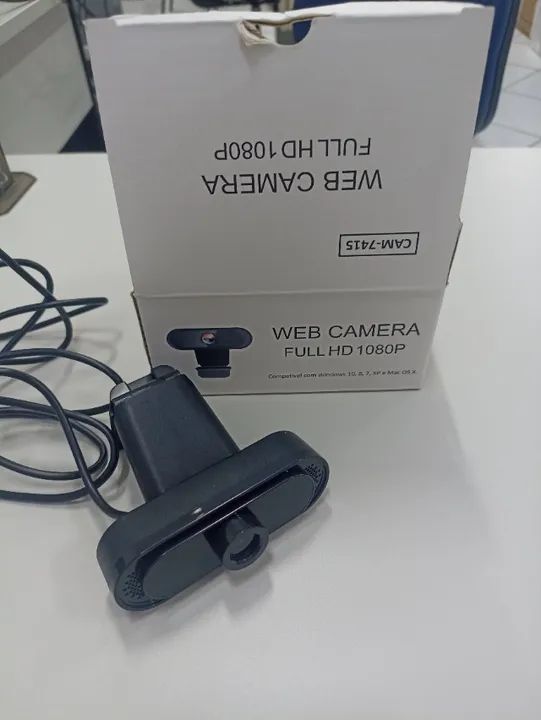 Web Câmera Full HD 1080P