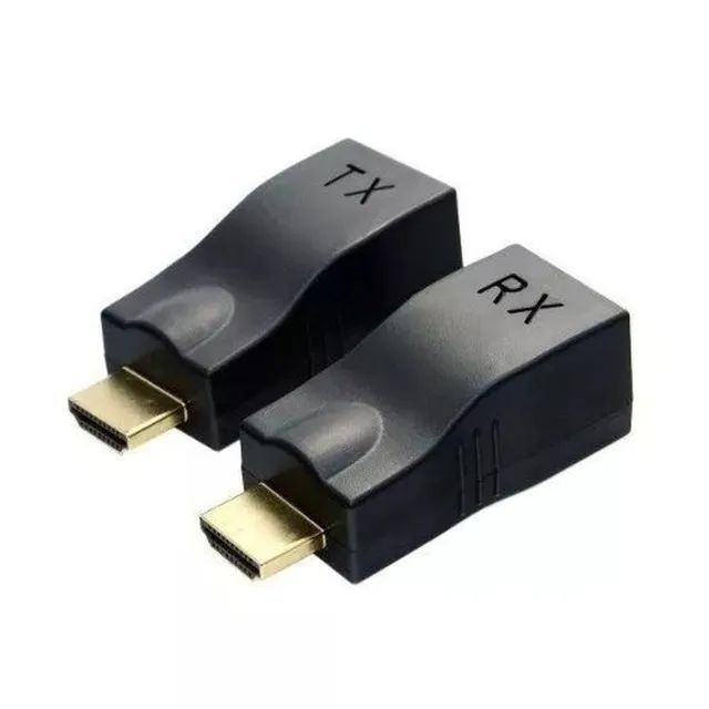 Extensor Hdmi 3d 30 Metros Via Cabo De Rede Utp Rj45 Cat5e/6 - Foto 2