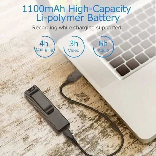 Mini Câmera Pessoal Vandlion espiã/Filmadora Externa CORPORAL/FULL HD1080p/Esportiva - Foto 5