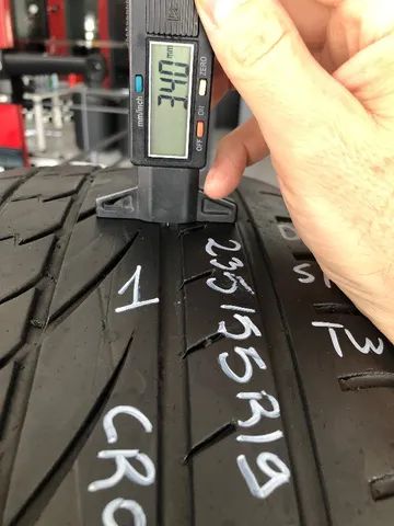 Pneu 235/55R19 Continental Conticrosscontact UHP 105V (usados) - Foto 4