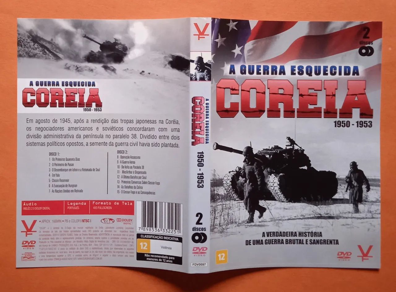 Dvd A Guerra Esquecida Coreia 1950 - 1953 (Duplo) - Foto 3