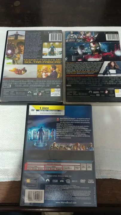3 dvds do filme homem de ferro  - Foto 2