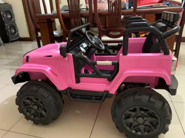 Carro Jipe eletrico brinquedo importado - Foto 4