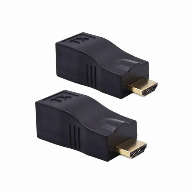 Extensor Hdmi 3d 30 Metros Via Cabo De Rede Utp Rj45 Cat5e/6 - Foto 3