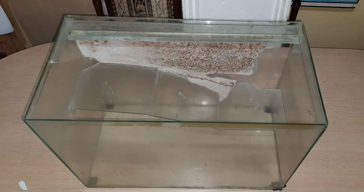 Aquário de Vidro 2 andares 72 litros terráreo  - Foto 4