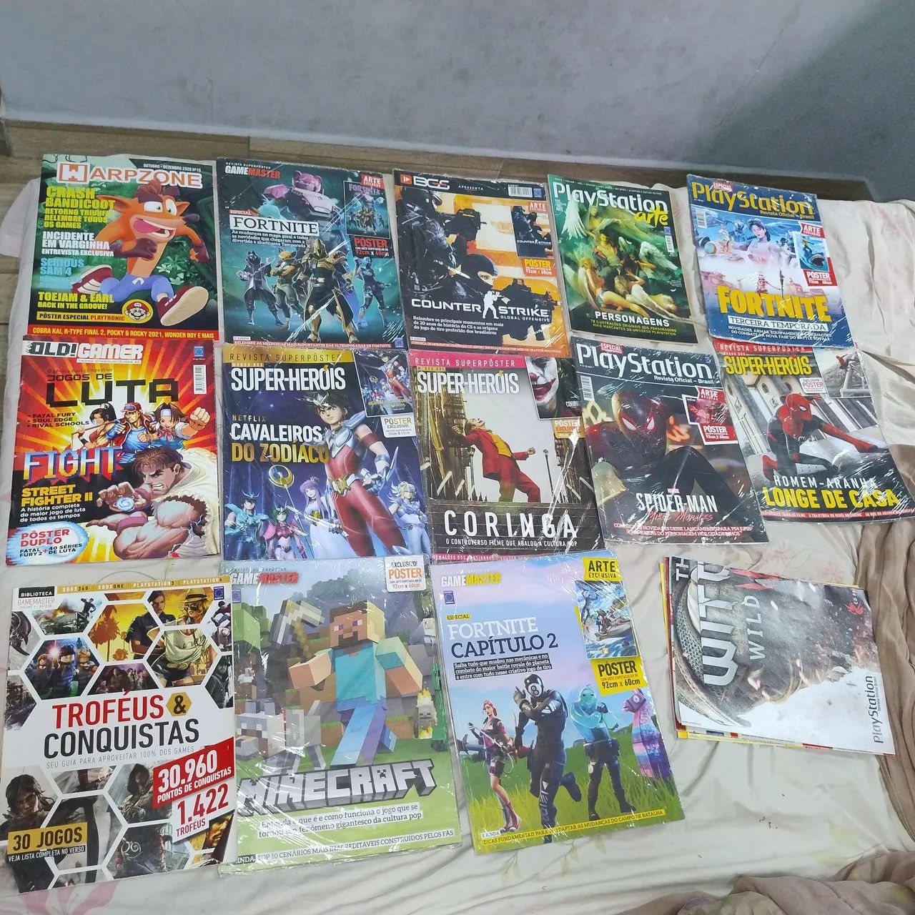 Revistas de vídeo game antigas + revistas Poster + revistas de heróis+ poster - Foto 6