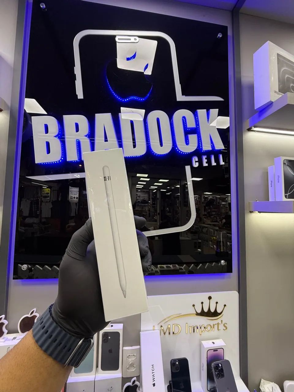 Apple Pencil com adaptador. Lacrado. Para iPad 9 e 10ª geração 