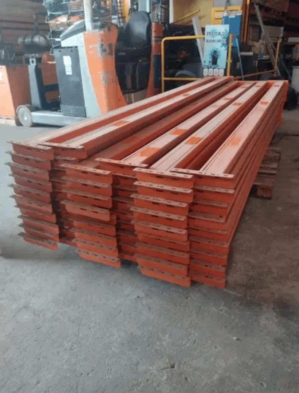 LONGARINA PARA PORTA PALLET FABRICANTE ESMENA 3,40