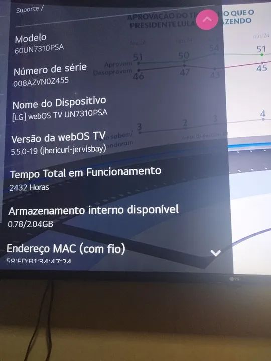 TV LG Smart 4K com Netflix, Youtube e muito mais! - Foto 2