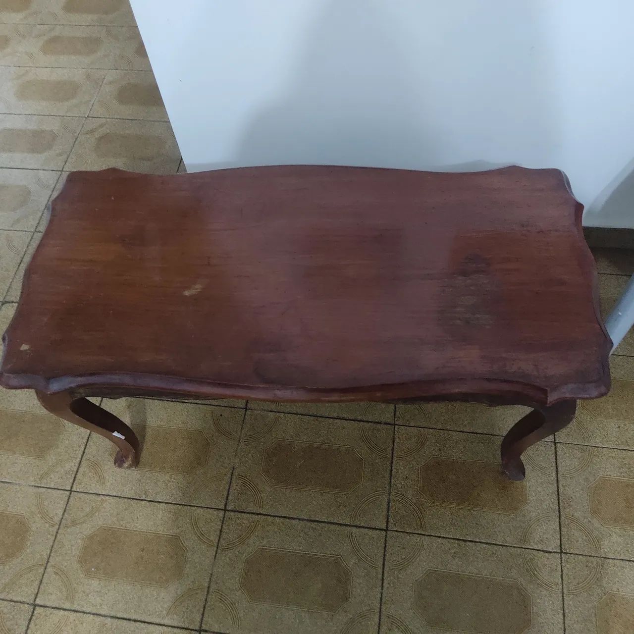 Mesa de centro antiga, Luis xv, chinpandelle, madeira maciça  - Foto 3