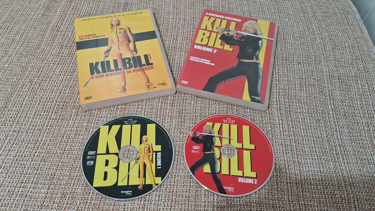 DVD KILL E BILL 1 e 2.