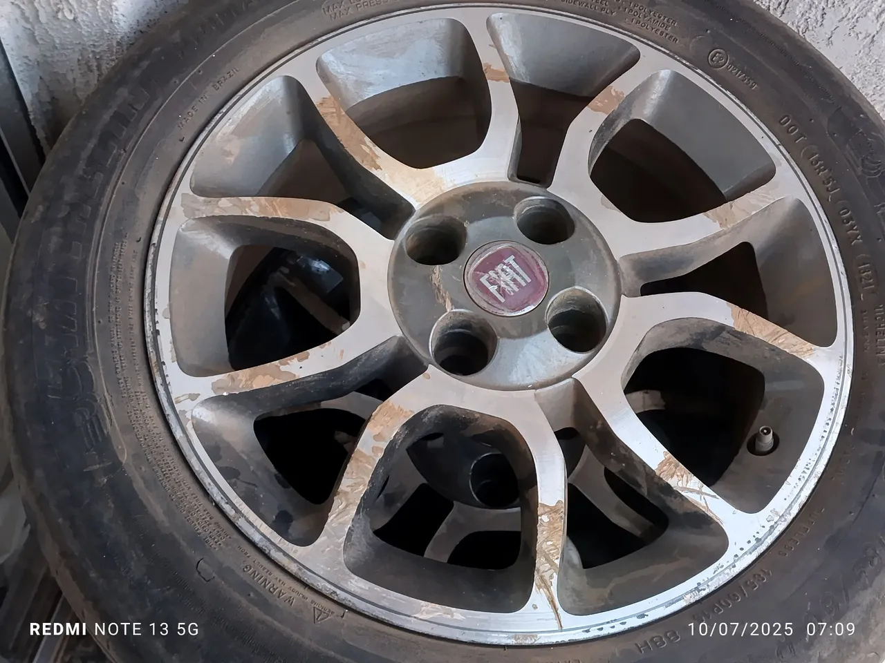 Roda de Liga Leve Fiat Aro 15