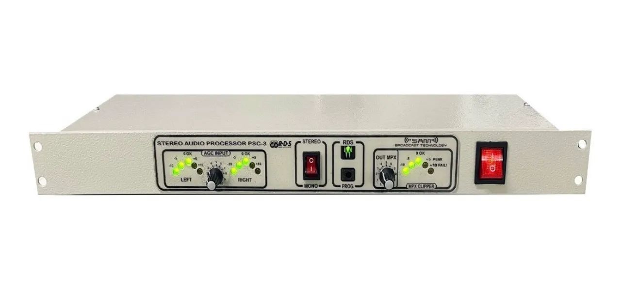 AGC PROCESSADOR RDS PARA WEB RADIO E EVENTO DEIXA VOLUME NIVELADO