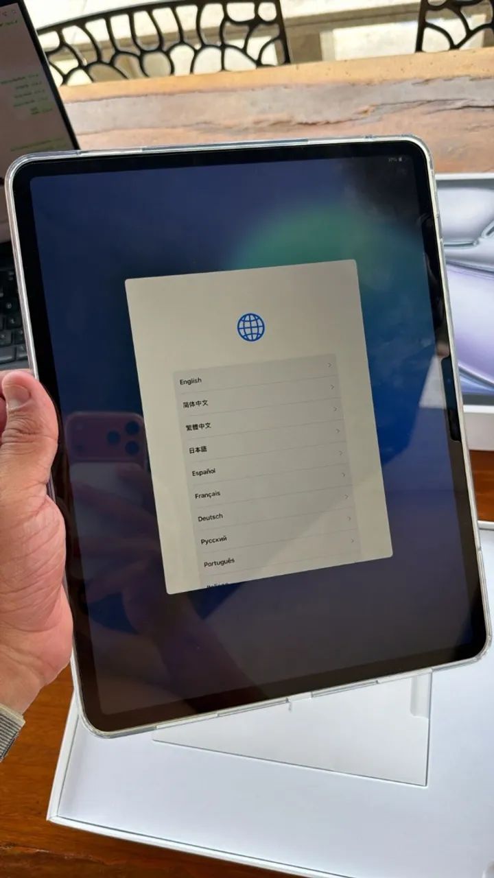 IPad Air 13' M3 128gb cell + wifi cx aberta p/ teste - Foto 5