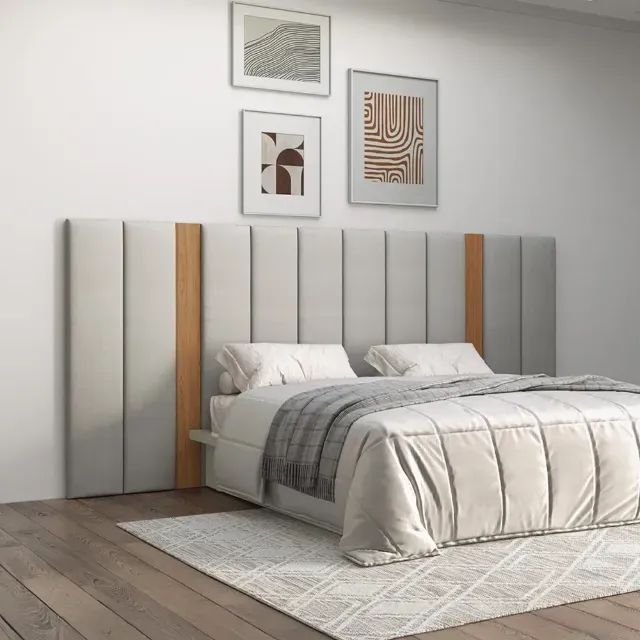 CABECEIRA ESTOFADA 3,0M | LINHO